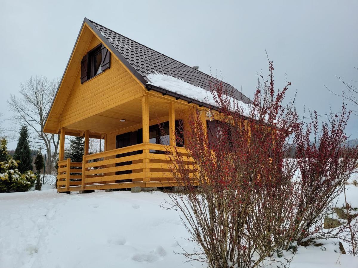 Domki Caloroczne Z Kominkiem - Skala I Glaz Szczytna Exterior photo